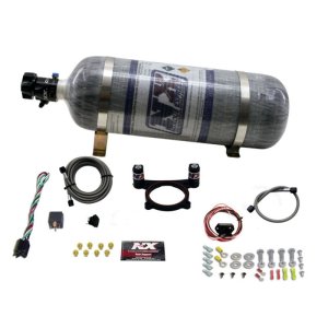 Ford Mustang Nitrous Oxide Kit - Nitrous Express - Phase 3 Spraybarless Technology with Composite Bottle - `11-`15